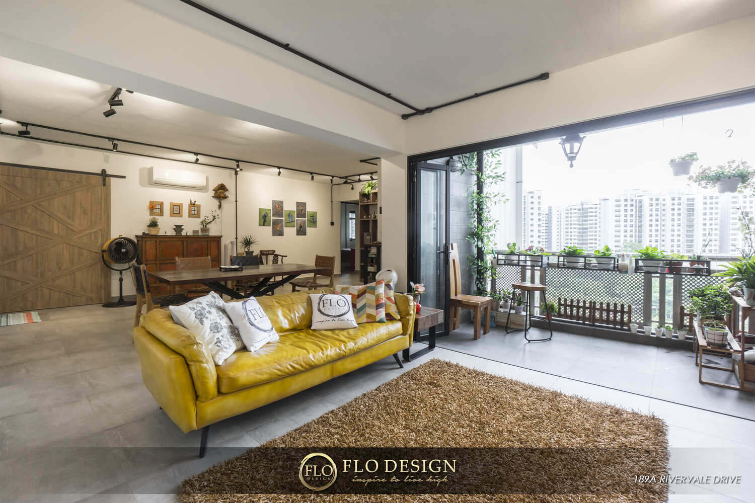189 Rivervale Drive - 1410sqft by Flo Design Pte. Ltd. Unit is HDB and follows a Eclectic Style style.