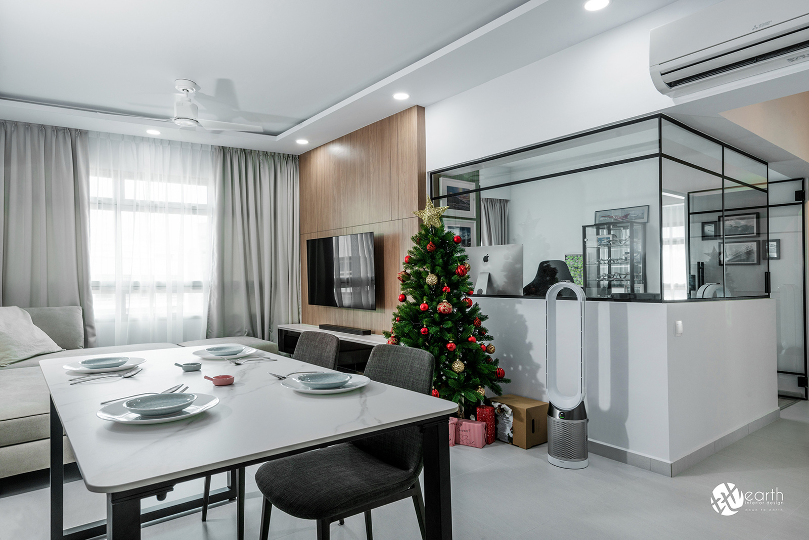 272D Sengkang Central - 969sqft by Earth Interior Design Pte Ltd. Unit is HDB and follows a  style.