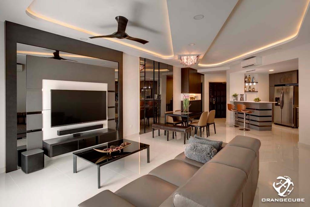 Hume Park - 1400sqft by The Orange Cube Pte Ltd. Unit is Condo and follows a  style.