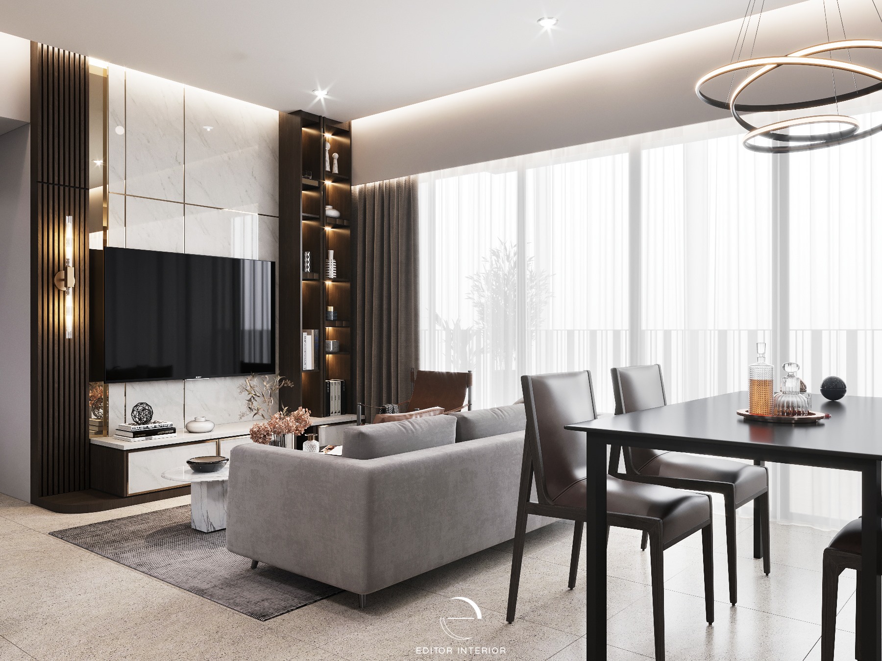 Granduer Park Residences - 883sqft by Editor Interior. Unit is Condo and follows a Modern Luxury style.