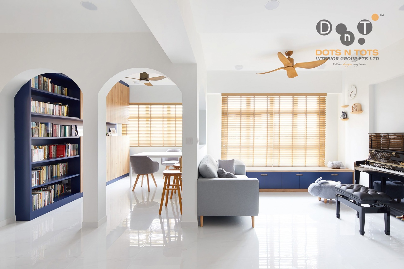 439B Bukit Batok - 1206sqft by Dots &#39;N&#39; Tots. Unit is HDB and follows a Modern Contemporary style.