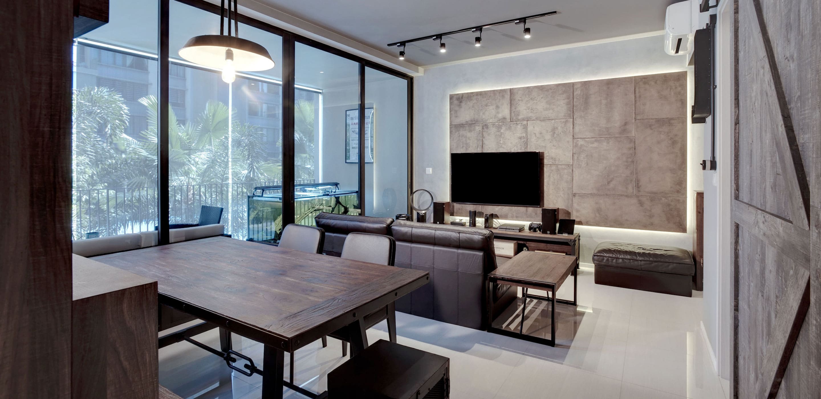 57A Edgeplains - 990sqft by Juz Interior Pte Ltd. Unit is Condo and follows a Industrial style.